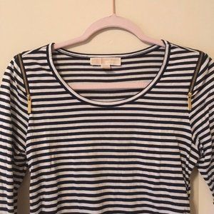 Striped Boat Neck Shirt